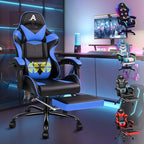 ALFORDSON Ergonomic Massage Gaming Chair with Footrest
