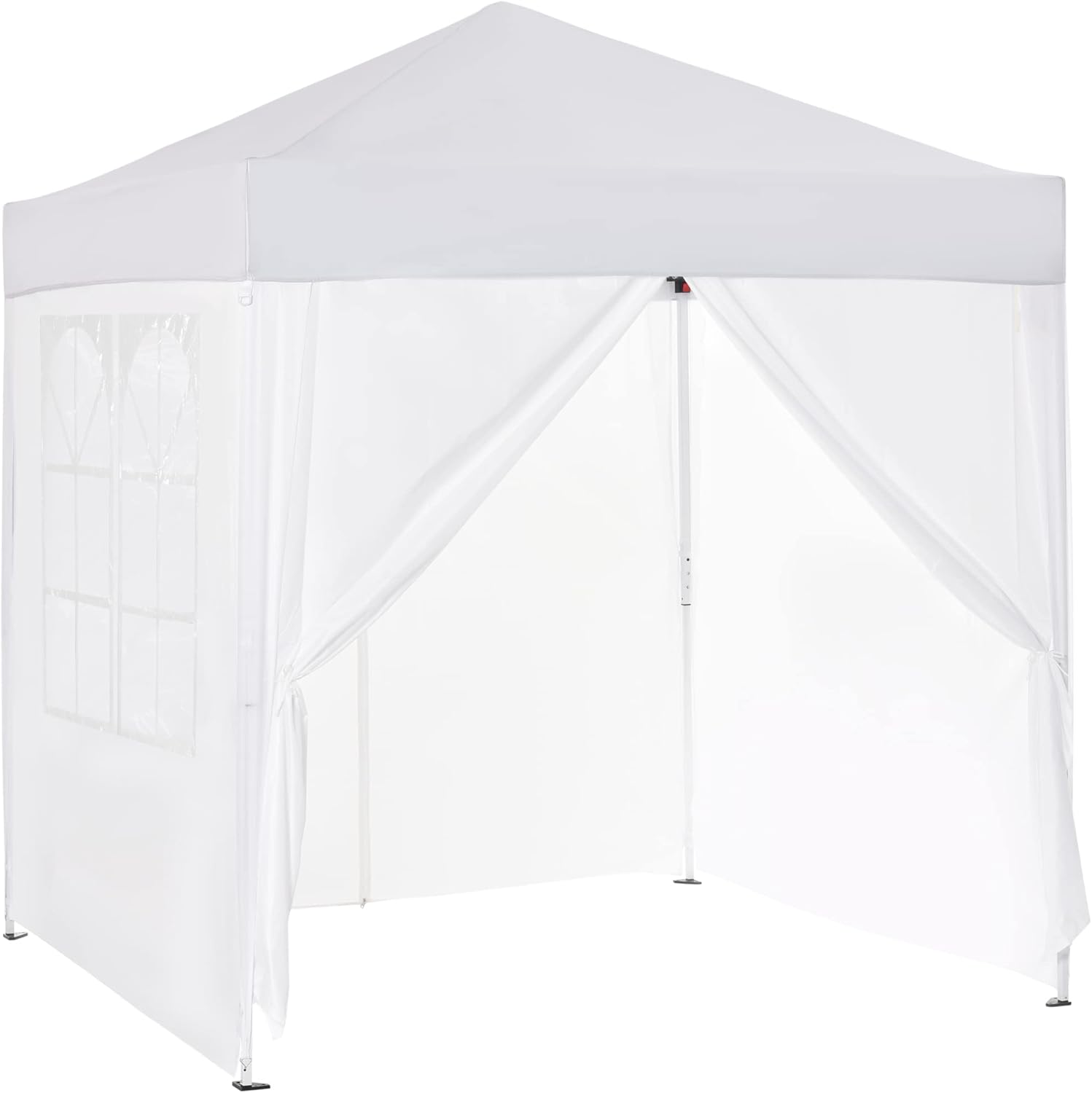 Outsunny 2 x 2 m Waterproof Pop-Up Gazebo with 4 Side Walls - main view