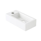 Eridanus modern rectangular ceramic bathroom sink with clean lines