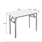 DlandHome Compact Wooden Folding Desk