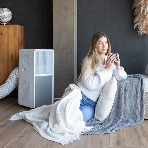 Cecotec - Portable Air Conditioner 9000 BTU, Remote Control, 5 Modes, 360º Wheels