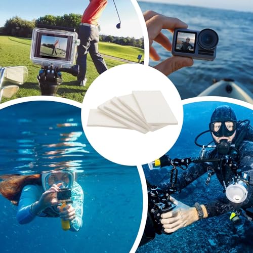 Tuxxjzm Action Camera Dry Liner - 12 Anti-fog Films for Clear Photos