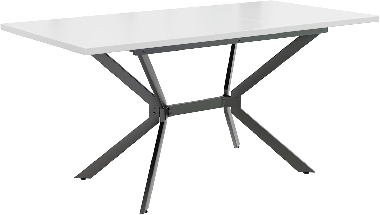 MURUL Expandable Dining Table 120-160cm White