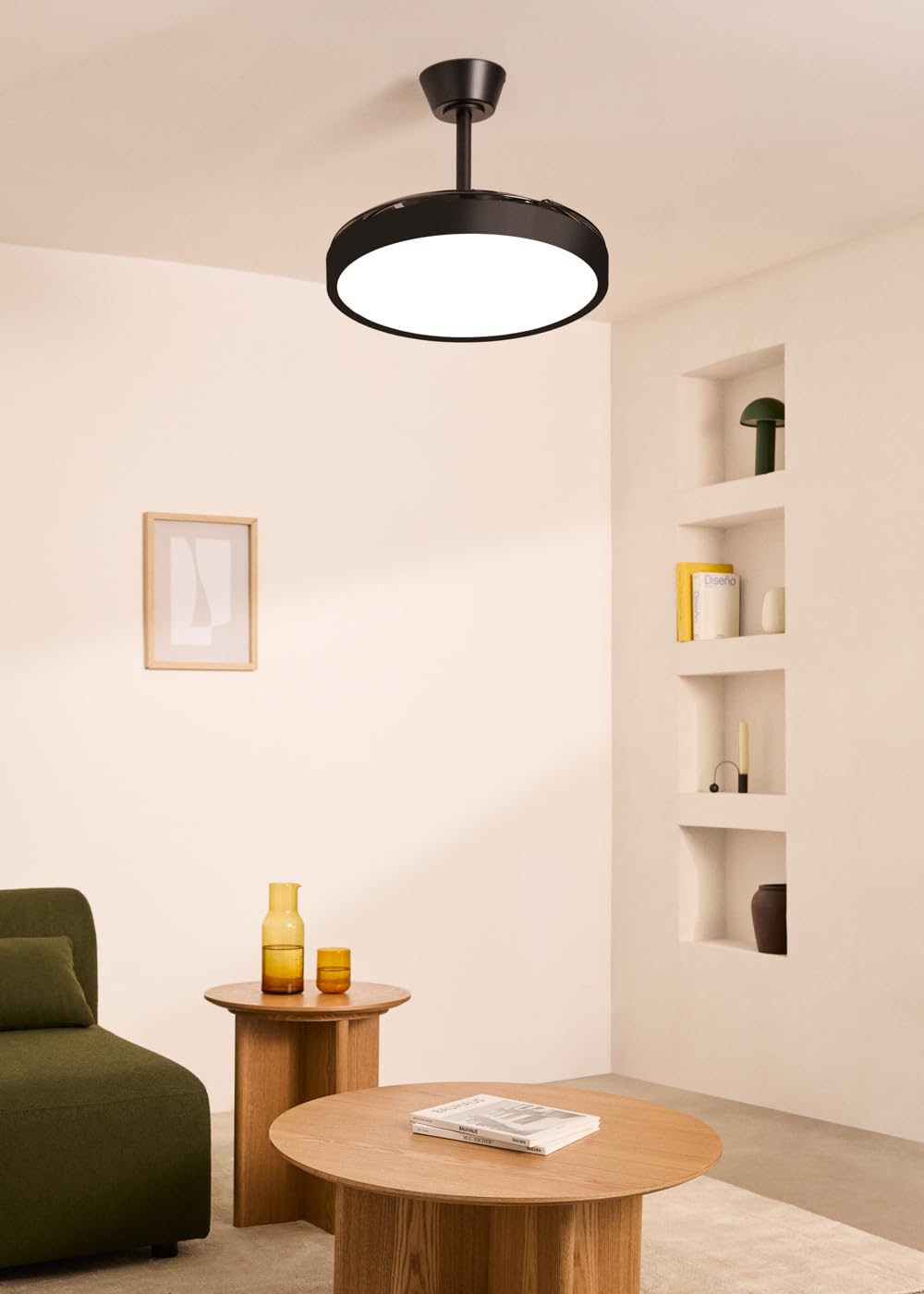 Create Wind Clear Studio S Ceiling Fan with Light
