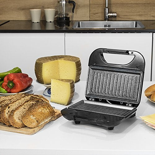 Cecotec Sandwich Maker With Non-Stick Coating - Perfectly Toasted Sandwiches