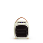 CREATE Mini Desktop Air Conditioner with green retro design, LCD touch panel, and leather handle