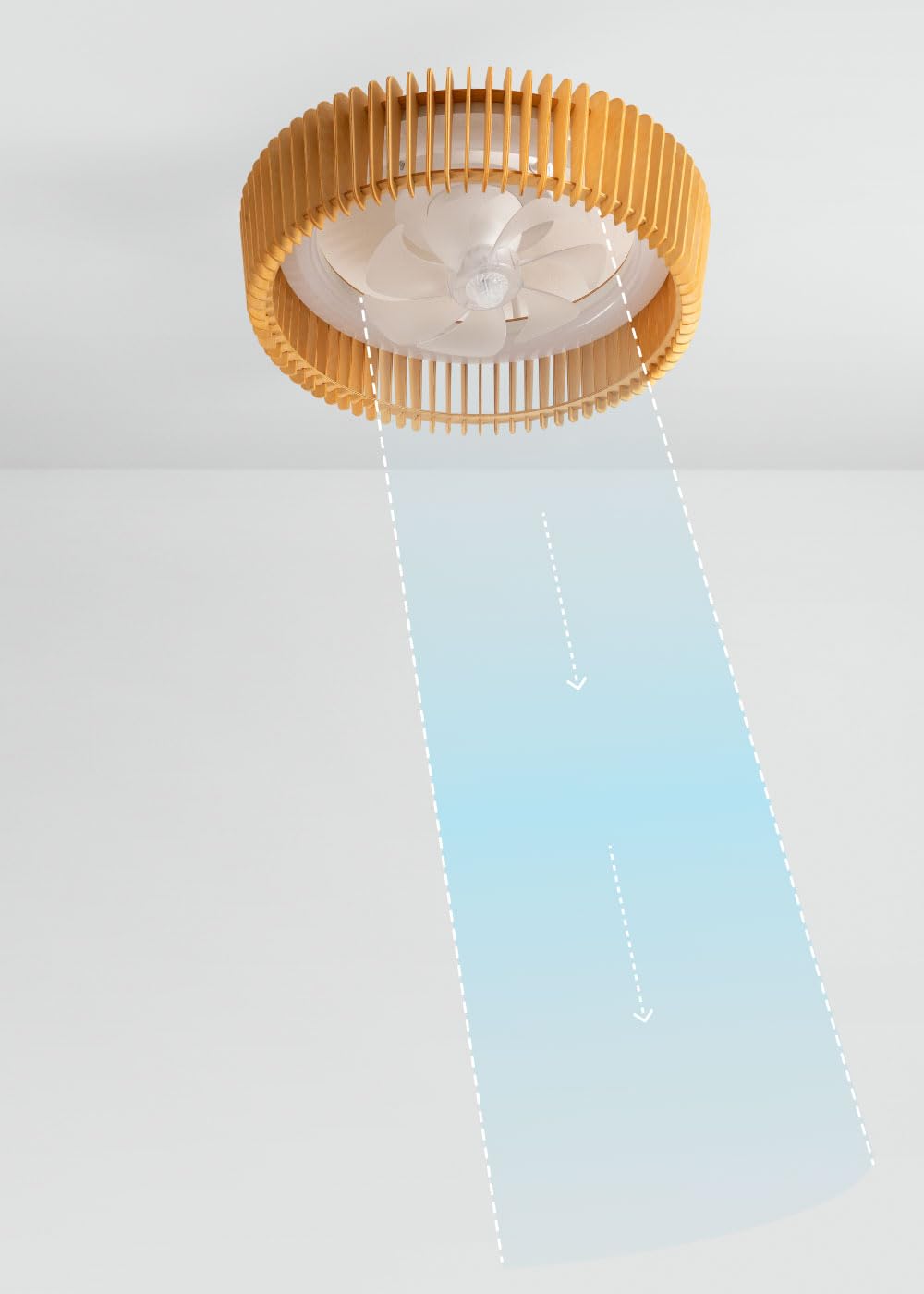 CREATE Wind Craft Ceiling Fan with Light and Remote