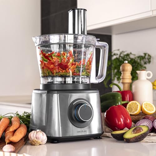 Cecotec Paprika 1300 Food Processor - 2000W Power for Quick Cooking
