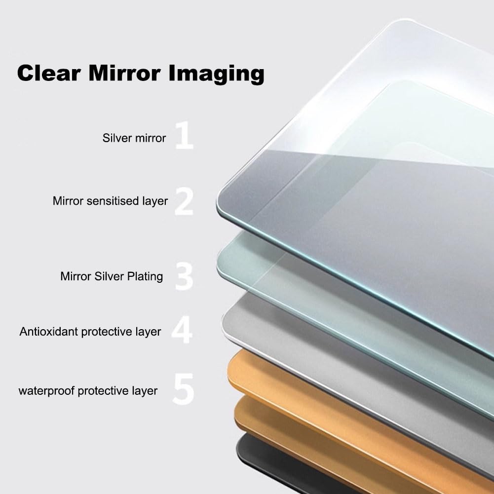 LTINGNG Backlit LED Wall Mounted Smart Bathroom Mirror