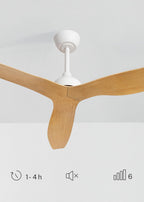 CREATE Wind Balance Ceiling Fan with Light and Remote Control