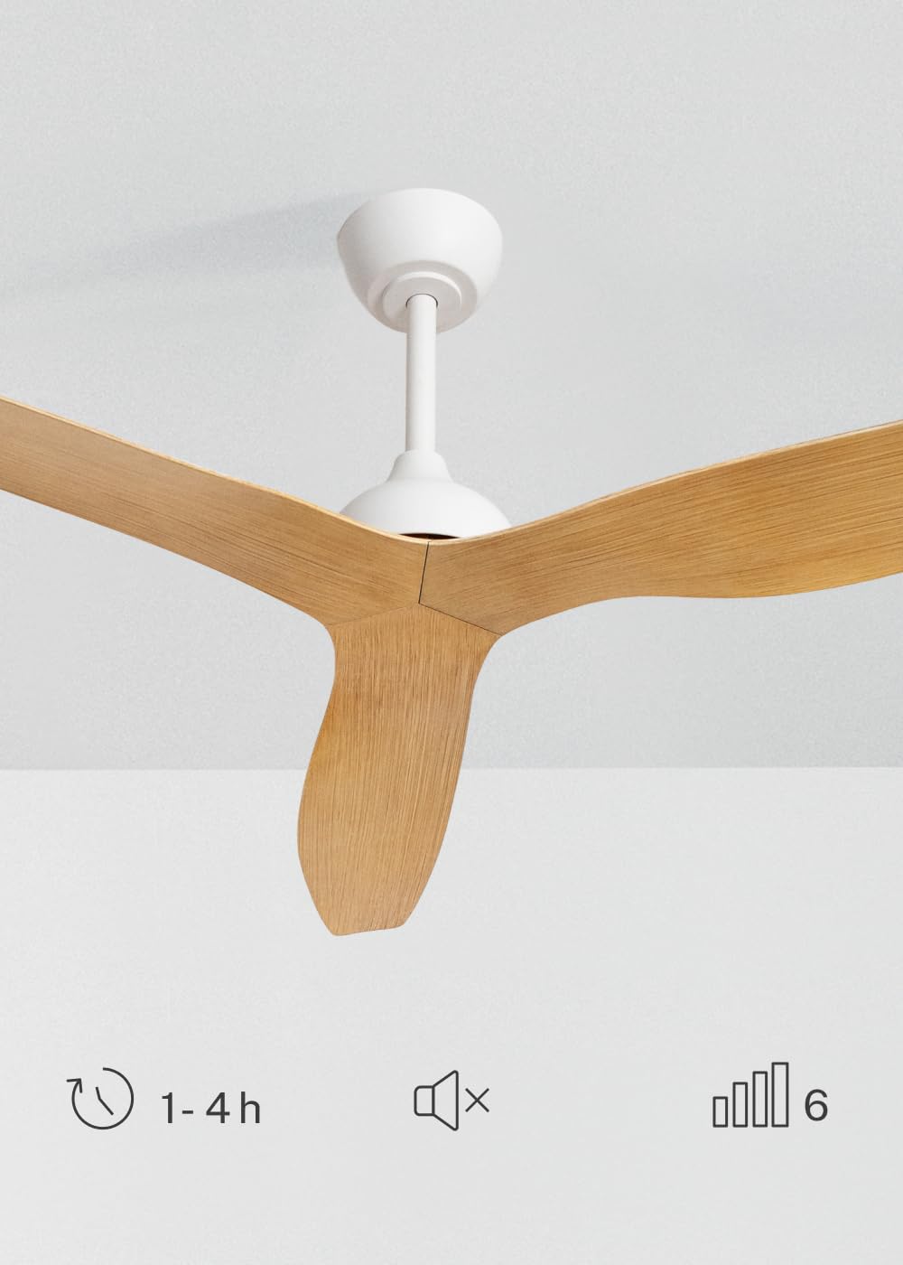CREATE Wind Balance Ceiling Fan with Light and Remote Control