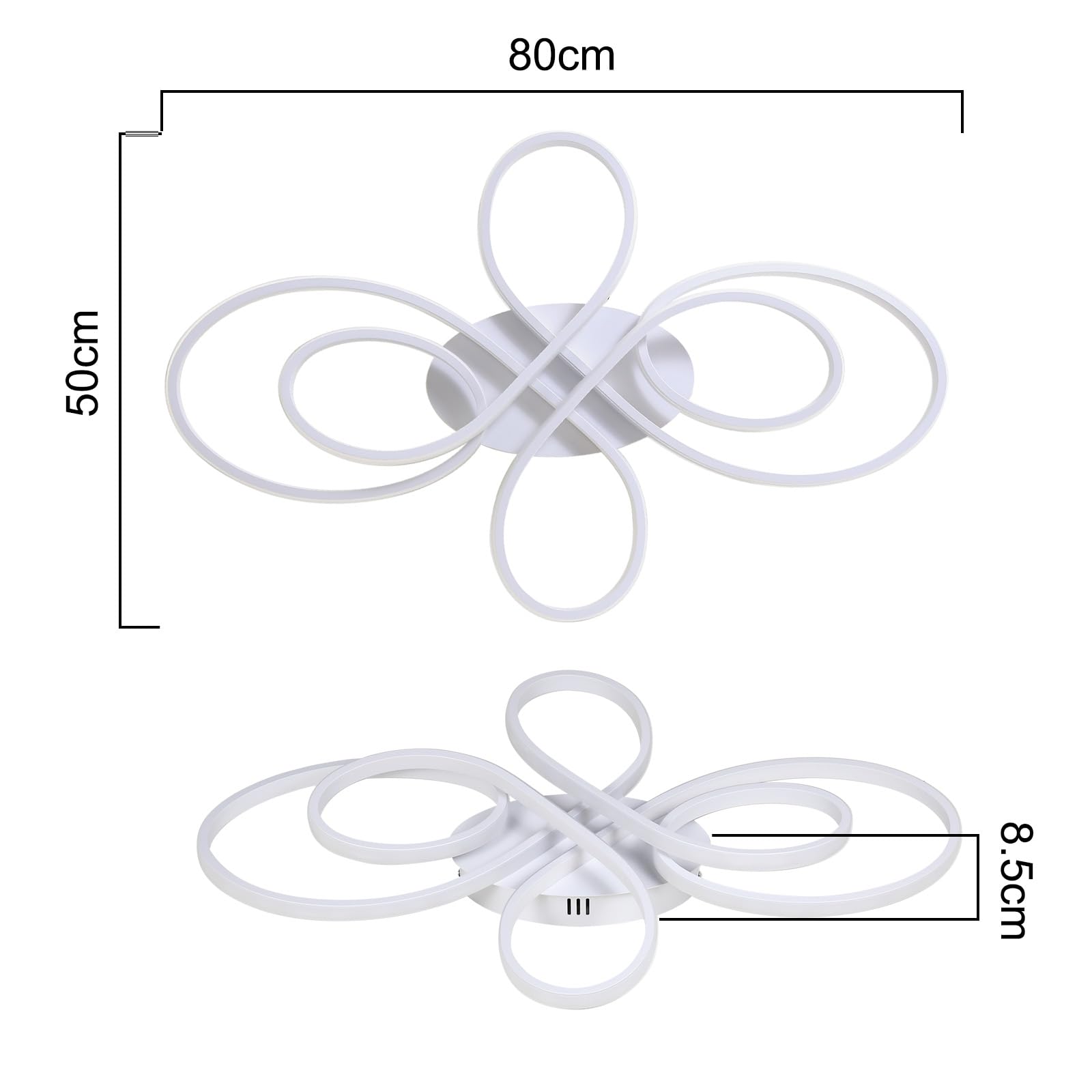 ZMH LED Ceiling Light with Unique Butterfly Design