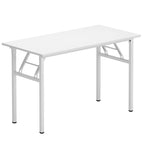 Sogesfurniture Folding Computer Desk with Particle Wood Chipboard Top