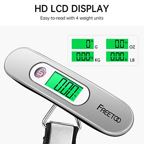 Freetoo Luggage Scale - Portable Digital Weight Scale With High Accuracy