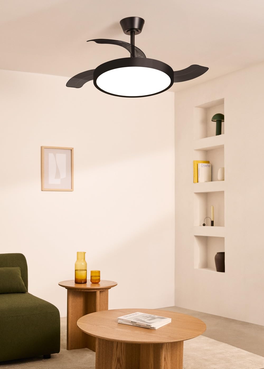 Create Wind Clear Studio S Ceiling Fan with Light