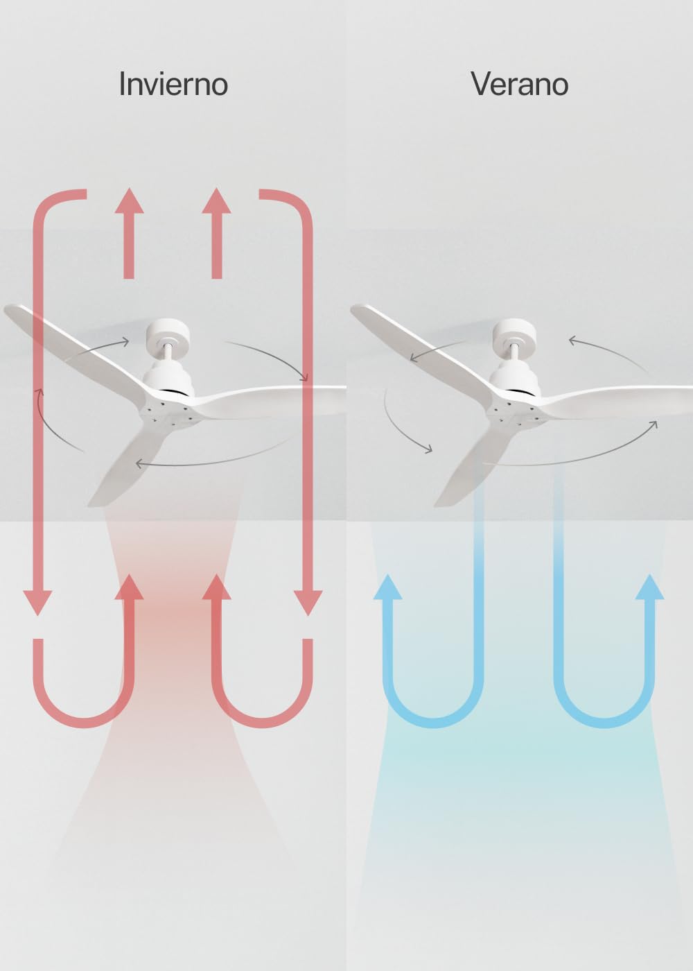 Create Windstlyance Natural Wood/White Ceiling Fan with Control
