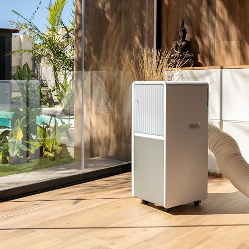 Cecotec - Portable Air Conditioner 9000 BTU, Remote Control, 5 Modes, 360º Wheels