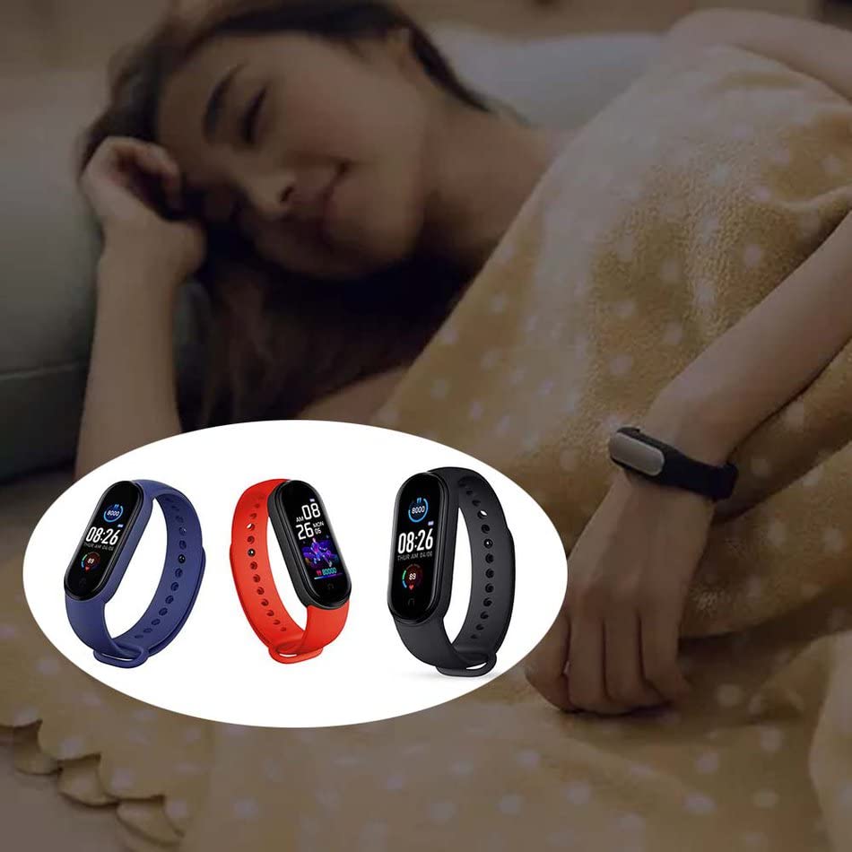 Oqerlophesg58 M5 Smart Bracelet Portable Heart Rate Monitor With Fitness Tracking