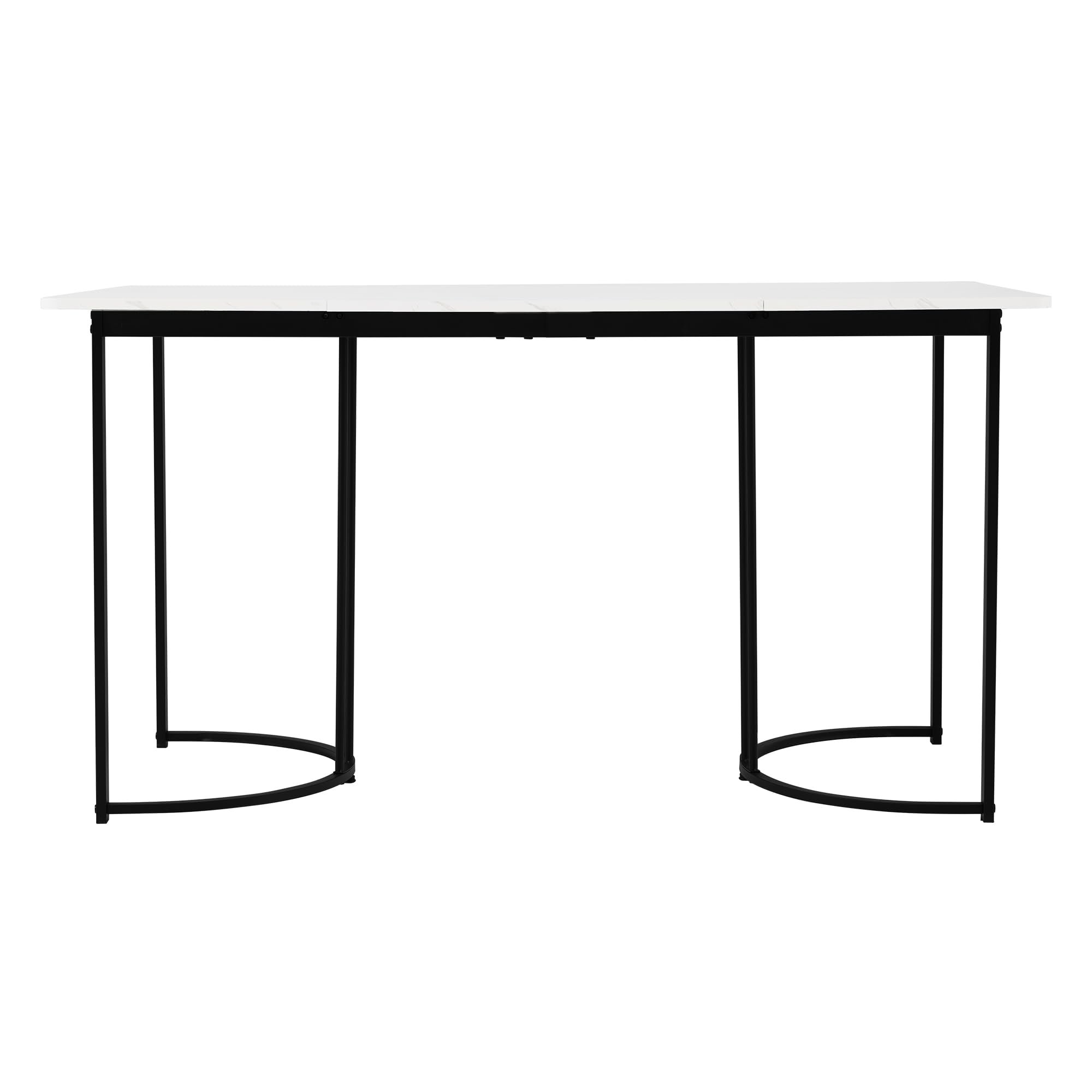 RanRan Modern Marble Pattern Rectangular Dining Table