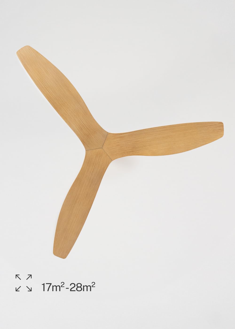 CREATE Wind Balance Ceiling Fan with Light and Remote Control