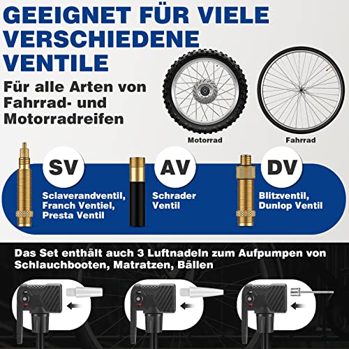 WESTGIRL Bicycle Pump with compact design for all valve types, ideal for road and mountain bikes.
