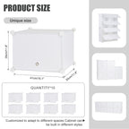 TEENO 8-Level Shoe Cabinet for 32 Pairs with Door
