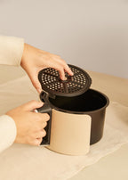 CREATE 1.5L Sand Hot Air Fryer with Non-Stick Basket