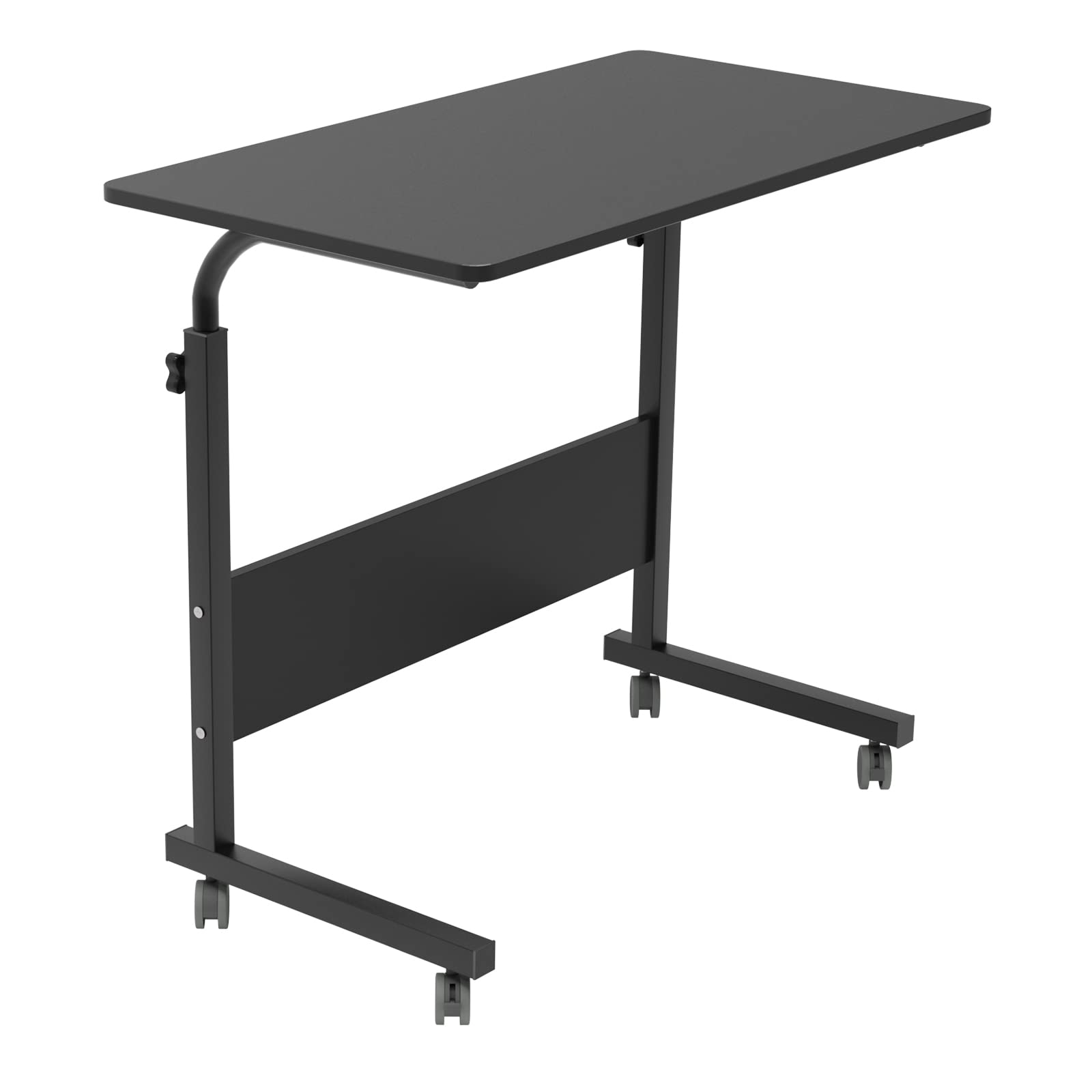 Soges adjustable mobile table with height adjustment for laptops, crafts, and bedside use