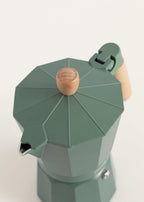 CREATE THERA MOKA RETRO Italian Coffee Maker Sage Green