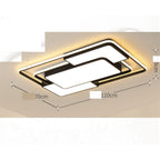ARGUESB Rectangular Dimmer Ceiling Lamp