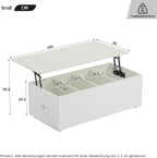 TIANG LED Coffee Table with Lifting Function and Storage