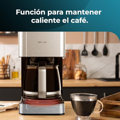 Cecotec Coffee Machine With 1.3L Capacity & Automatic Brewing