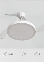 CREATE WIND CLEAR STUDIO S Ceiling Fan with White Light and Remote