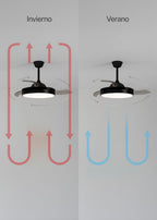 CREATE WIND CLEAR S Smart Ceiling Fan with Light and Remote