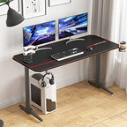 Sogesfurniture Ergonomic PC Gaming Desk with Large Mouse Pad