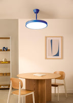 CREATE WIND CLEAR STUDIO M Ceiling Fan with Cobalt Blue Light