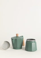 CREATE THERA MOKA RETRO Italian Coffee Maker Sage Green