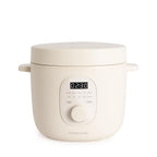 CREATE 3L Multifunctional Electric Rice Cooker in cream white with steamer insert