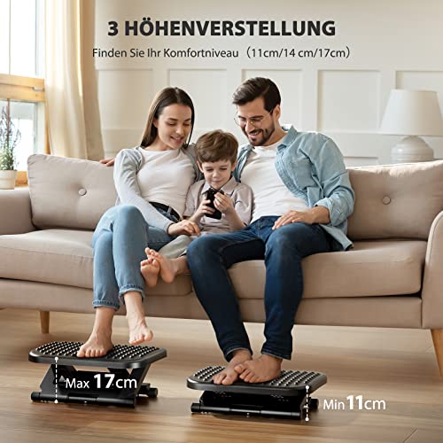 Huanuo Ergonomic Footrest with Adjustable Height and Angle