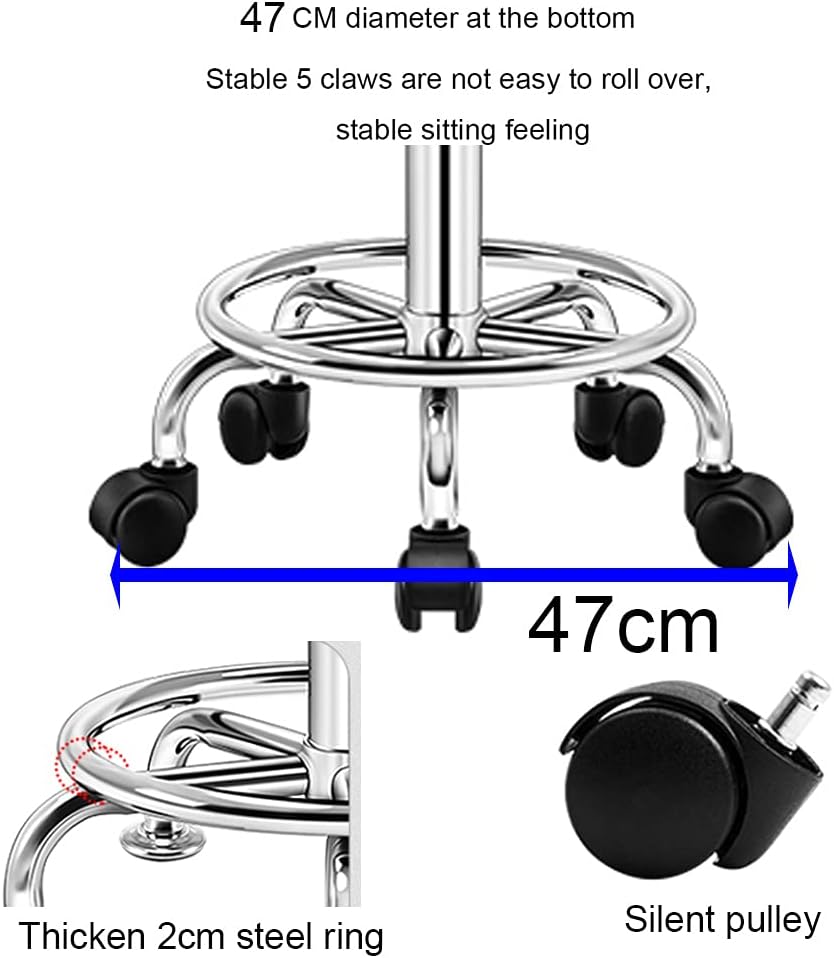 Generic PU Leather Stool - Adjustable Height