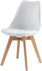 mcc direct Retro Dining Chairs Set of 4 with Wooden Legs