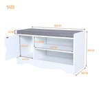 Heute Shoe Storage Bench with Cushion