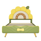 Sweiko Sunflower Shaped Wooden Bed with Bow Detail