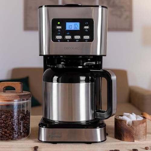 Cecotec Coffee 66 Drop & Thermo Time Drip Coffee Maker - 10 Cups, 24 Hour Timer