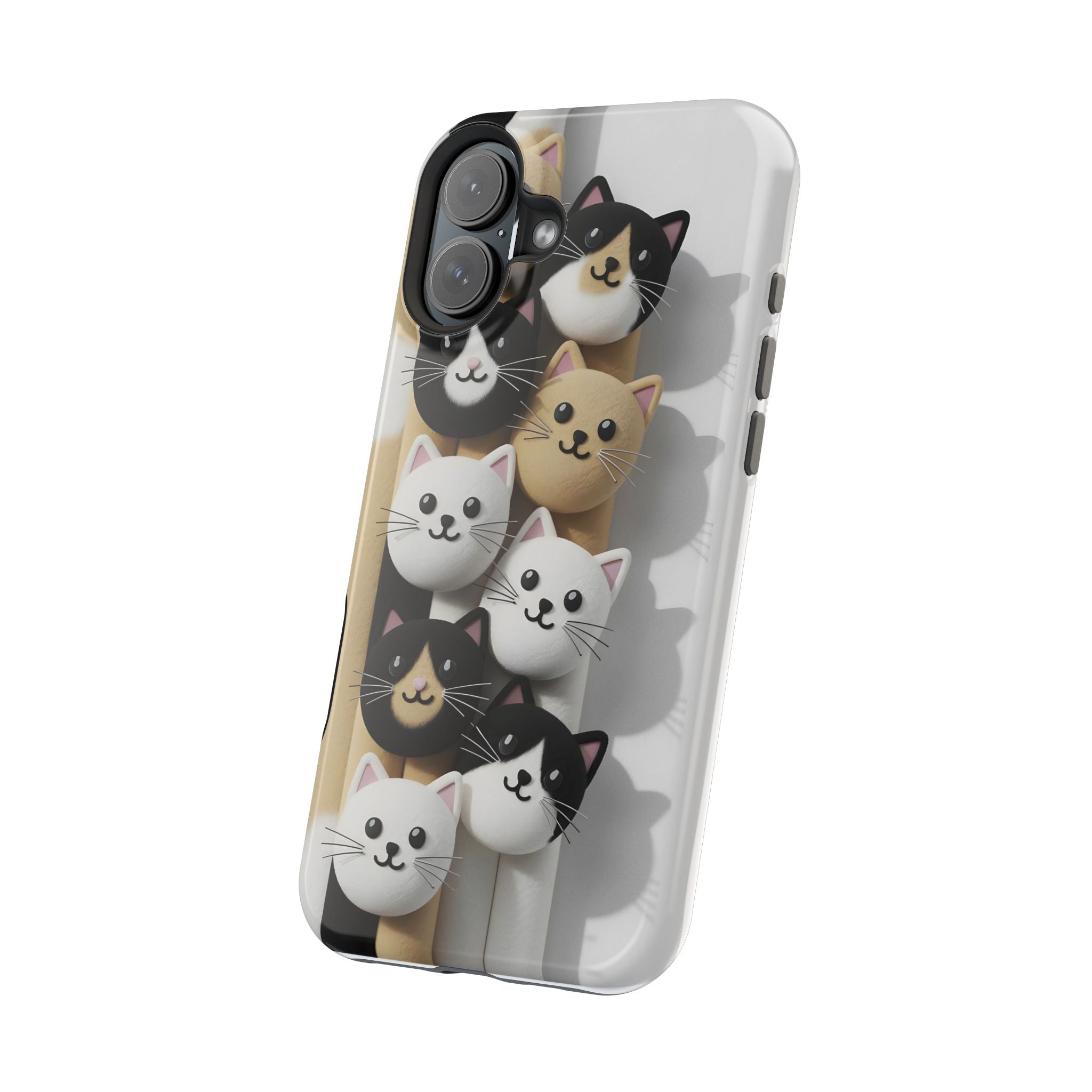 Cat-Themed Magnetic Impact-Resistant Phone Cases