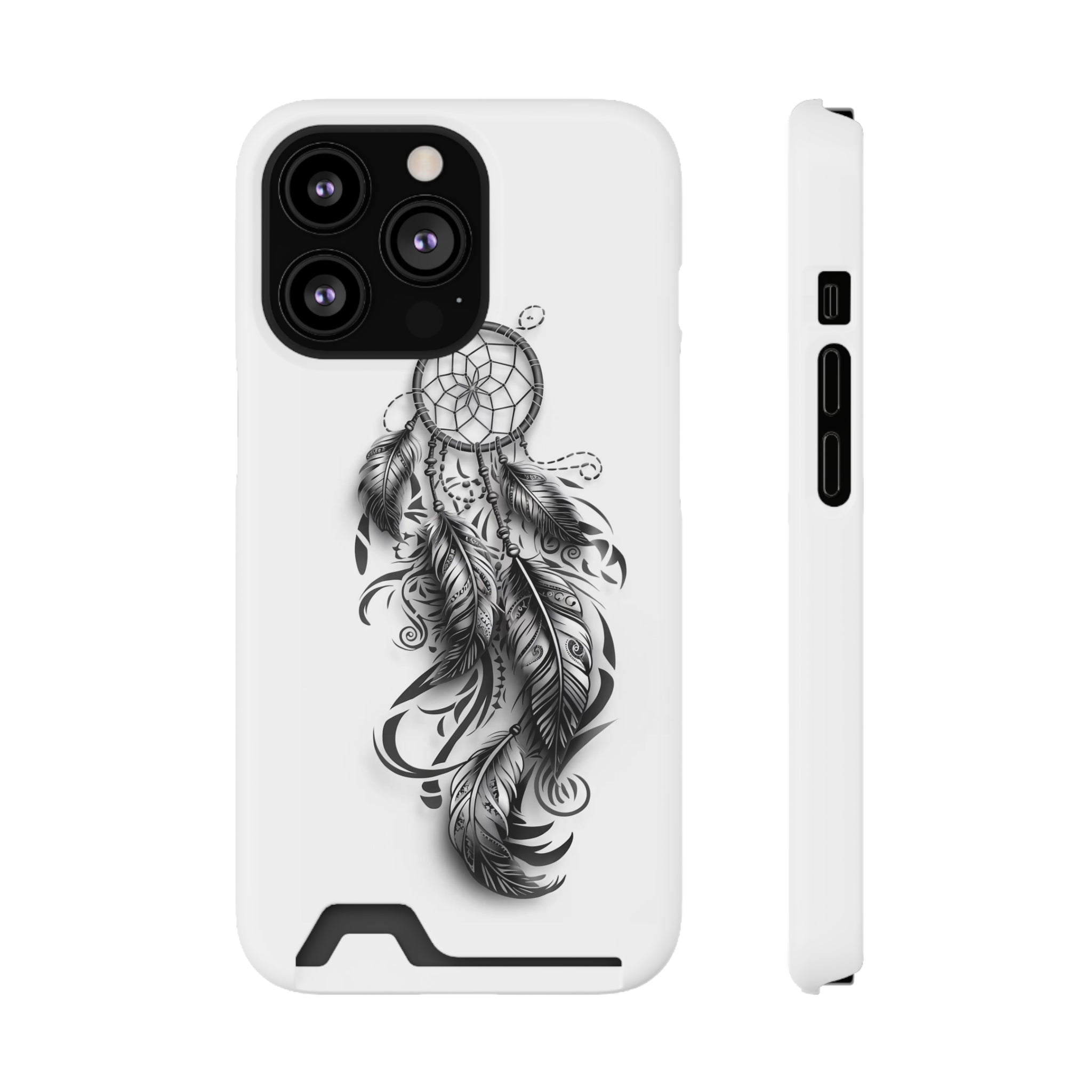 Dreamcatcher Phone Case with Card Holder