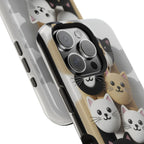 Cat-Themed Magnetic Impact-Resistant Phone Cases