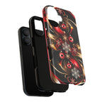 Christmas Red and Gold Phone Case - Tough Cases for Holiday Cheer