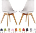 Life Interiors Lorenzo Retro Modern Dining Chairs - White