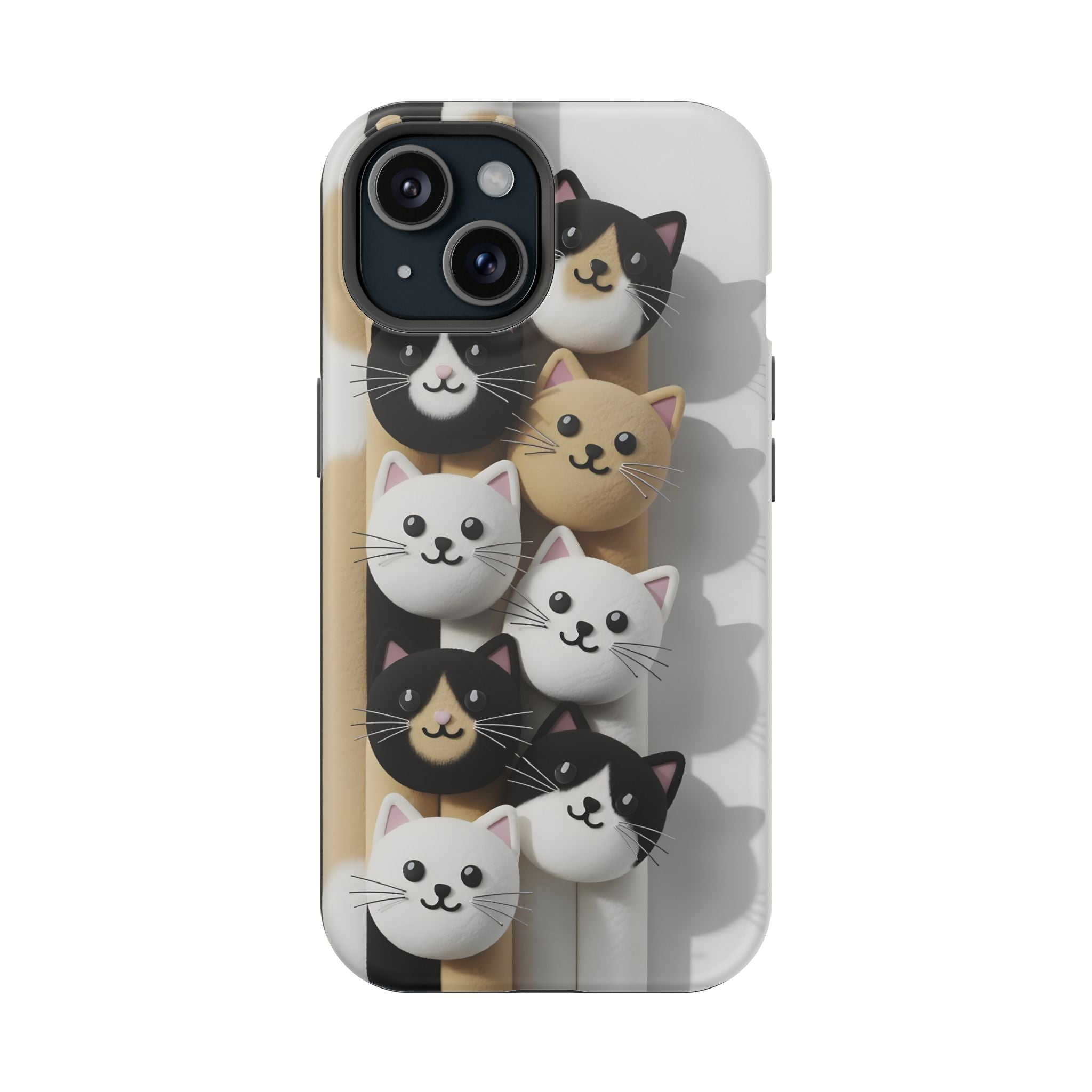 Cat-Themed Magnetic Impact-Resistant Phone Cases